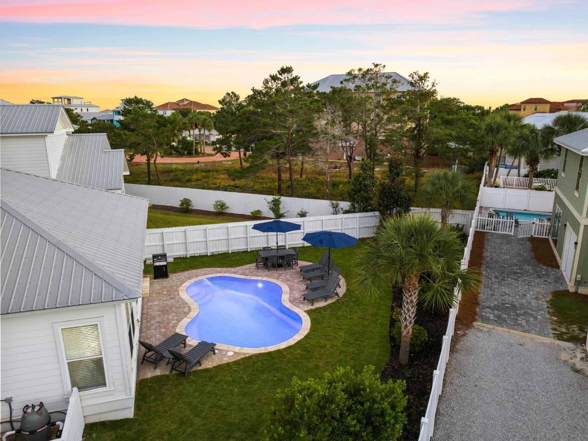 Secluded Private Pool And Golf Cart On 30A Villa Seacrest Exterior photo