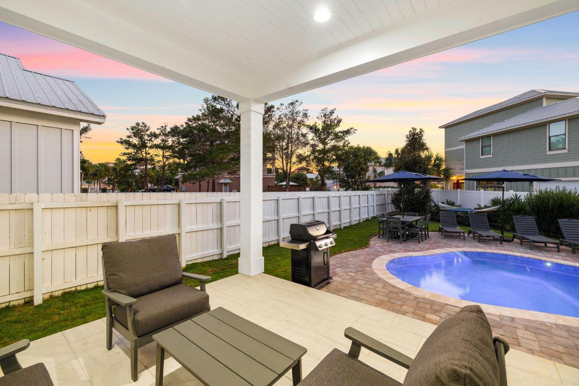 Secluded Private Pool And Golf Cart On 30A Villa Seacrest Exterior photo