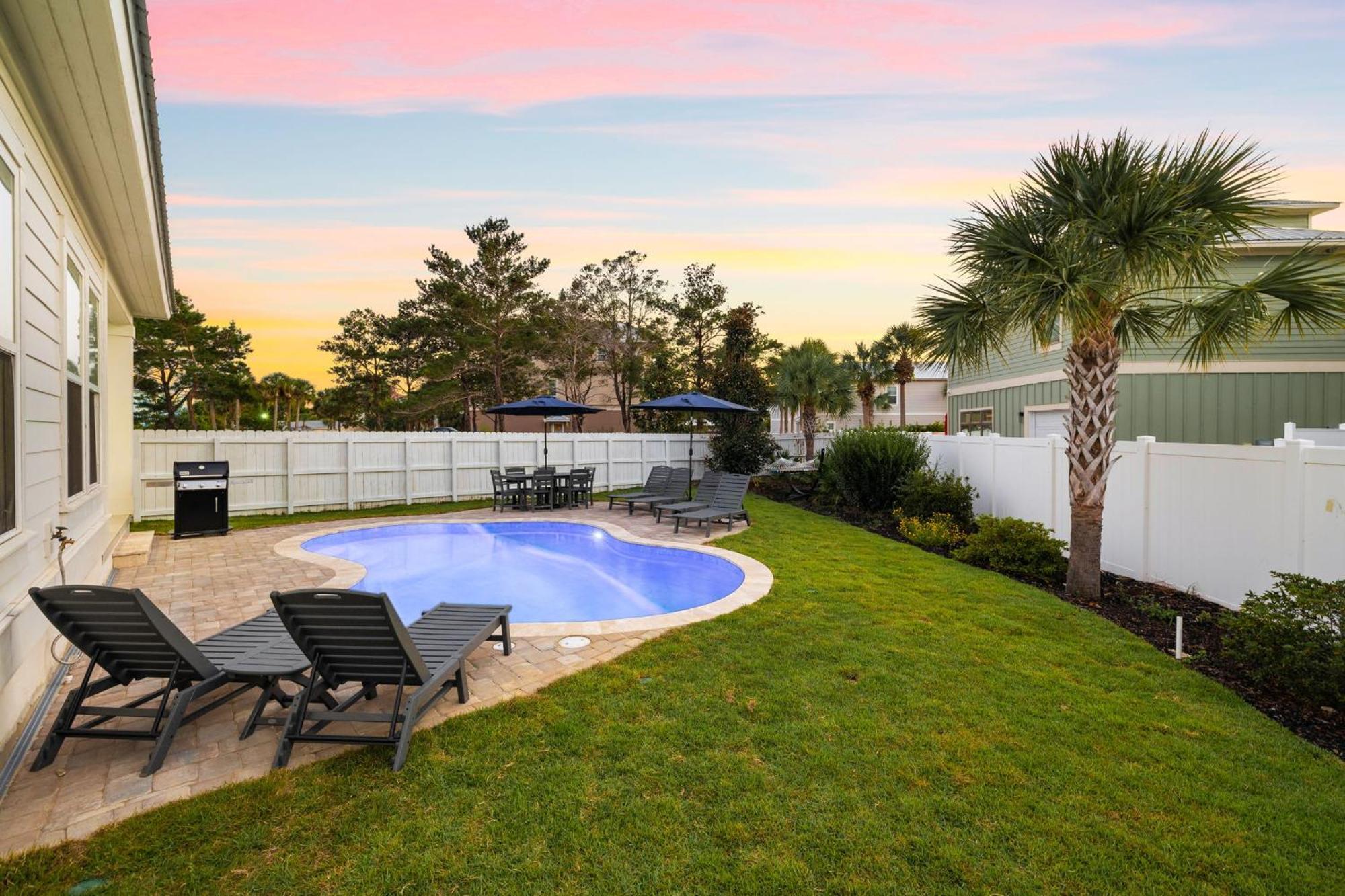 Secluded Private Pool And Golf Cart On 30A Villa Seacrest Exterior photo