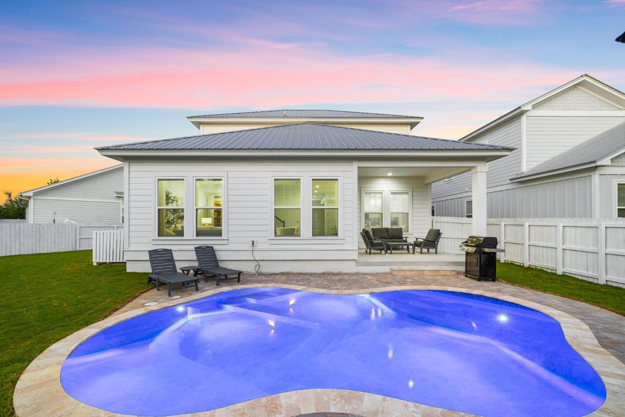 Secluded Private Pool And Golf Cart On 30A Villa Seacrest Exterior photo