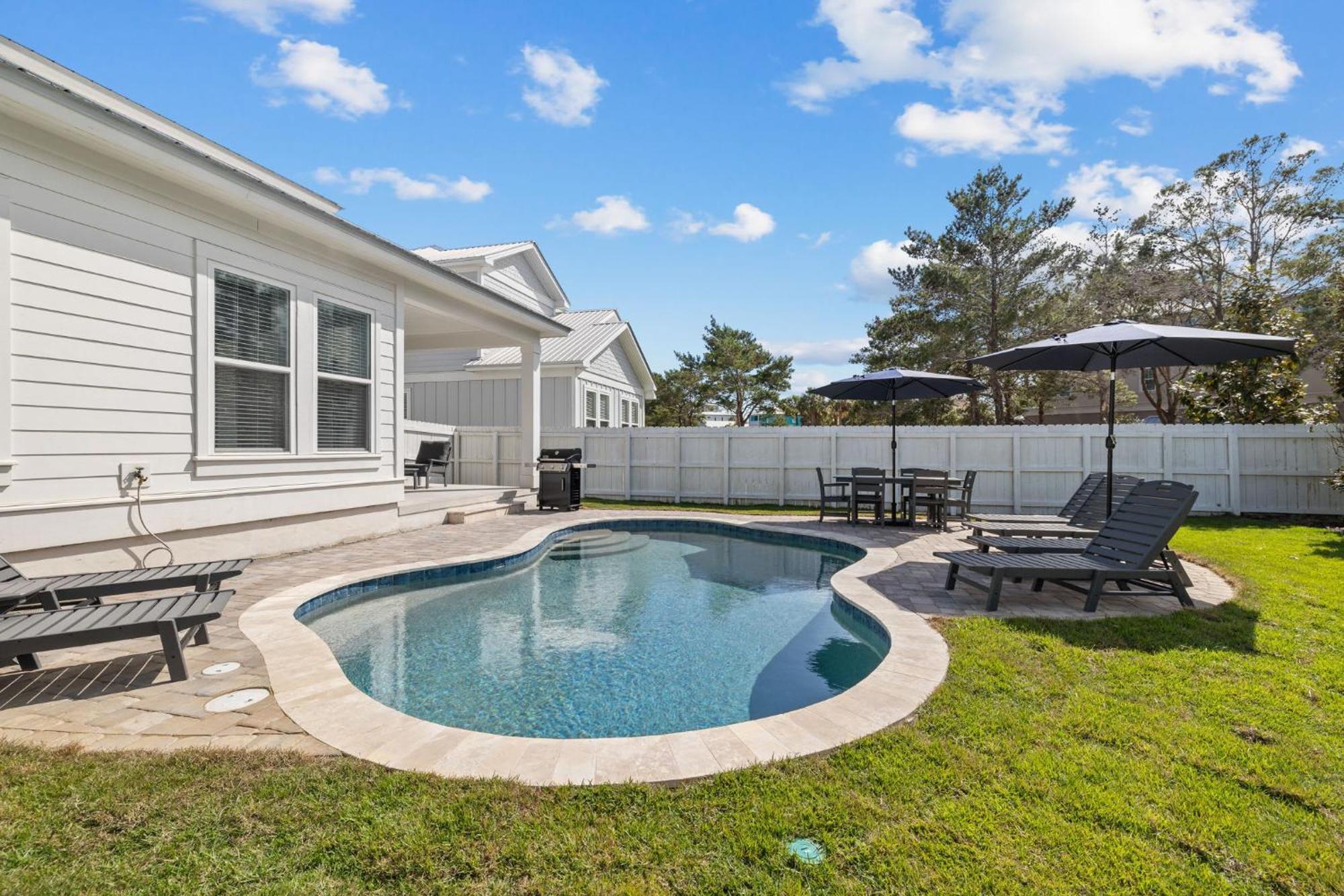 Secluded Private Pool And Golf Cart On 30A Villa Seacrest Exterior photo